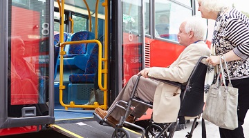 wheelchair accessible bus hire